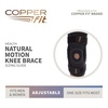 image:imageCOPPER FIT Natural Motion Knee Brace TRIPIVOT Hinge Adjustable One Size Fits MostAdjustable