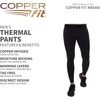 image:imageCopper Fit Mens Standard Copper Infused Thermal Pant Base LayerBlack
