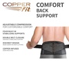 image:imageCopper Fit Unisex Adult Pro Back Belt Compression Brace Cummerbund Black 2XL 3XL USLargeXLarge Unisex Waist Size 3950