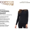 image:imageCopper Fit Womens Womens Long Sleeve Thermal ShirtBlack