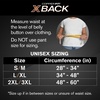 image:imageCopper Fit XBack Brace for Lower Back Pain Lumbar Support Herniated Disc Sciatica Arthritis  Adjustable Breathable Design  for Men and Women LargeXLargeSmallMedium 2834 Pack of 2
