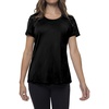 image:imageCopper Fit Womens Standard Energy Short Sleeve Workout TeeBlack