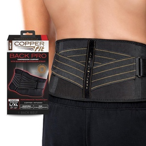 image:imageCopper Fit Unisex Adult Pro Back Belt Compression Brace Cummerbund Black 2XL 3XL USSmallMedium Unisex Waist Size 2839