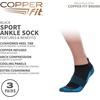 image:imageCopper Fit Ankle Length Sport SocksBlack