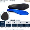 image:imageCopper Fit Arch Relief Orthotics  Plantar Fasciitis Flat Feet  Adaptive Comfortable Arch Support  Low to High Arches  Absorb Shock  Insoles for Men and WomenSmall
