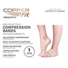 image:imageCopper Fit Arch Relief PLUS  Compression Wrap with Orthotic Arch Support Plantar Fasciitis Flat Feet Fallen Arches  Universal Fit for Men and WomenBeige