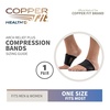 image:imageCopper Fit Arch Relief PLUS  Compression Wrap with Orthotic Arch Support Plantar Fasciitis Flat Feet Fallen Arches  Universal Fit for Men and WomenBlack