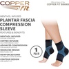 image:imageCopper Fit ICE Plantar Fascia Compression Foot and Ankle Sleeve Infused with Menthol 1 Pair