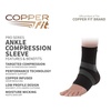 image:imageCopper Fit Pro Series Performance Compression Ankle Sleeve LargeBlack with Copper Trim