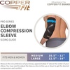 image:imageCopper Fit Pro Series Performance Compression Elbow SleeveBlack with Copper Trim