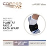 image:imageCopper Fit Rapid Relief Plantar Fascia Arch Foot Wrap with Hot or Cold Gel Pack Black AdjustableAdjustable