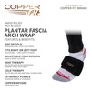 image:imageCopper Fit Rapid Relief Plantar Fascia Arch Foot Wrap with Hot or Cold Gel Pack Black AdjustableAdjustable Pack of 2