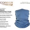 image:imageCopper Fit Unisex Adult Guardwell Face Cover and Neck Gaiter Washable CharcoalBlue