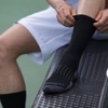 image:imageCopper Fit Unisex Crew Length Sport Socks 2 PairBlack