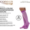 image:imageCopper Fit Womens Energy EasyonEasyoff Knee High Compression SocksAssorted Colors