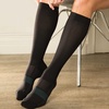 image:imageCopper Fit womens Ice Menthol Infused Compression Socks Black LargeXLarge US