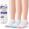 image:imageCopper Fit Ankle Length Sport SocksWhiteMulti