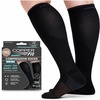 image:imageCopper Fit Energy Graduated Wide Calf Compression Socks for Men amp Women  Easy On Easy Off For Circulation amp Swelling Relief  Ideal for Travel Nurses Running amp Recovery