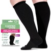 image:imageCopper Fit Viscose Bamboo Extra Soft amp Comfortable Wide Calf Socks for Men amp Women Easy On Off  Circulation amp Swelling Relief for Travel Nurses Running amp Recovery