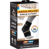 image:imageCopper Fit unisex adult Rapid Relief amp HotCold Ankle Foot Wrap with Hot Cold Pack Black One Size Fits Most US