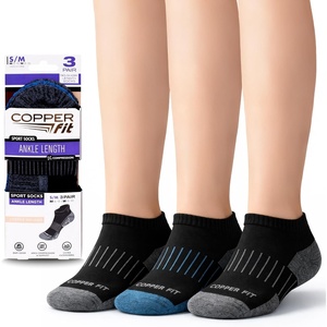 image:imageCopper Fit Ankle Length Sport SocksBlack