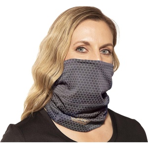 image:imageCopper Fit Unisex Adult Guardwell Face Cover and Neck Gaiter Washable CharcoalCharcoal